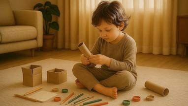 پرورش خلاقیت در کودکان بدون اسباب‌بازی‌های پیچیده